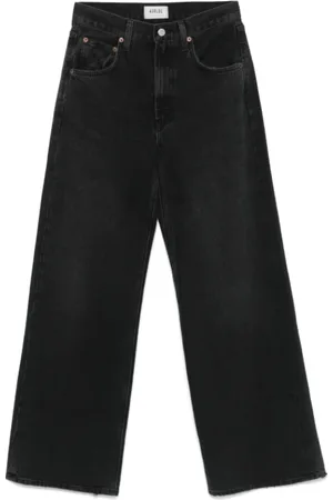 Citizens of Humanity Jeans, Dame, Sort, W28, Bomuld, Sort High-Rise Straight Leg Jeans