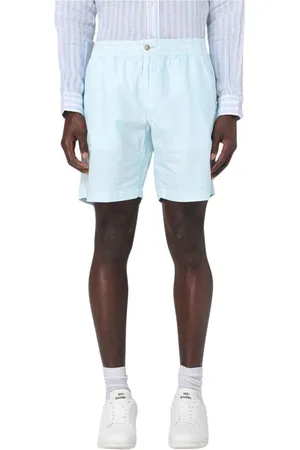 Ralph Lauren Shorts, Herre, Blå, L, Bomuld, Beige Bomuldsshorts til Mænd