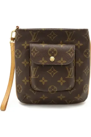 LOUIS VUITTON Pre-owned, Dame, Brun, ONE SIZE, Uld, Pre-owned canvas håndtasker