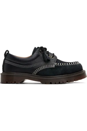 Dr. Martens Sko, Herre, Sort, 43 1/2 EU, Læder, Sorte Læder Snøresko