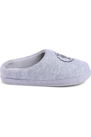 Tommy Hilfiger Sko, Dame, Grå, 39 1/2 EU, Uld, Elegant Grå Hjemmesko