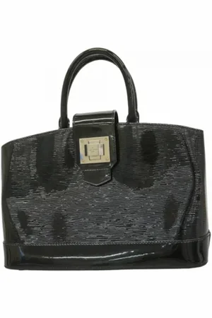 LOUIS VUITTON Pre-owned, Dame, Sort, ONE SIZE, Tyl, Pre-owned Laeder louis-vuitton-tasker