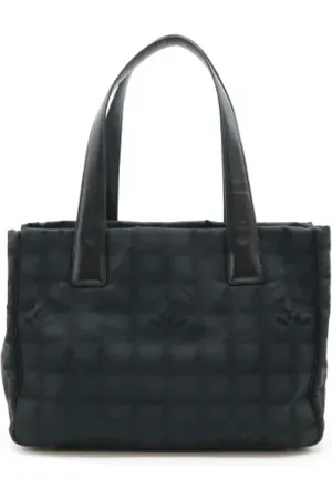 CHANEL Pre-owned, Dame, Sort, ONE SIZE, Uld, Pre-owned Laeder underdele
