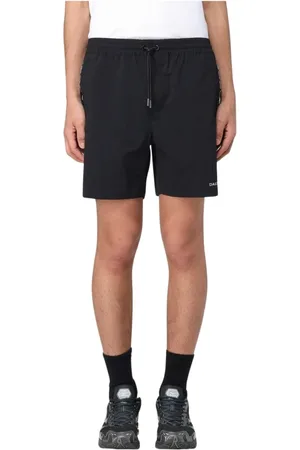 Daily paper Shorts, Herre, Sort, XL, Uld, Sort Snørelinning Afslappede Shorts