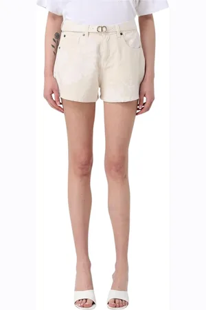 Twin-Set Shorts, Dame, Hvid, W28, Uld, Elegant Hvid Kvindelig Kort