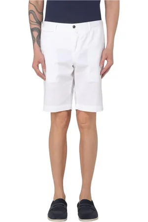 PT Torino Shorts, Herre, Hvid, XL, Bomuld, Hvide bomuldsshorts