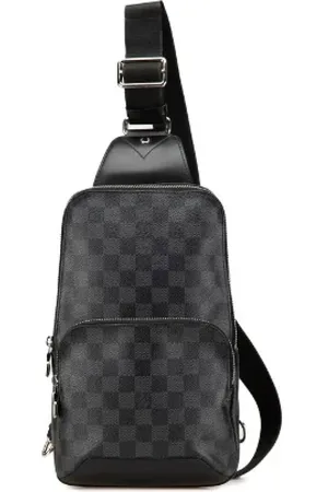 LOUIS VUITTON Pre-owned, Herre, Sort, ONE SIZE, Uld, Pre-owned Canvas crossbody-tasker
