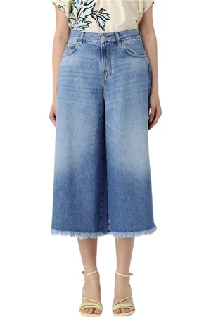 Pinko Shorts, Dame, Blå, W27, Denim, Nedskårne Denim Shorts