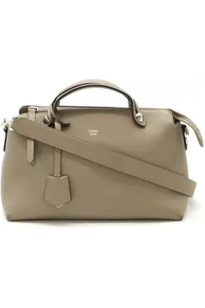 Fendi Pre-owned, Dame, Grå, ONE SIZE, Uld, Pre-owned Laeder hndtasker