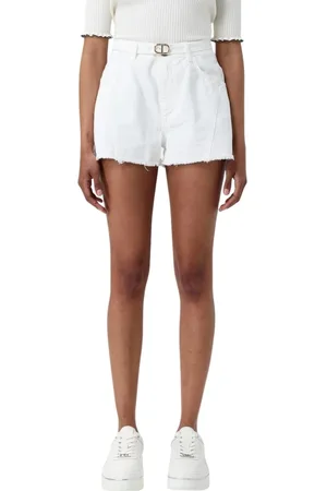Twin-Set Shorts, Dame, Hvid, W27, Denim, Elegant Denim Shorts