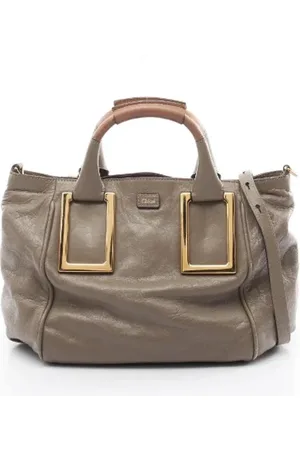 Chloé Pre-owned, Dame, Brun, ONE SIZE, Uld, Pre-owned Laeder hndtasker