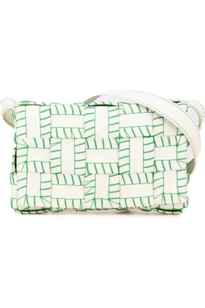Bottega Veneta Pre-owned, Dame, Flerfarvet, ONE SIZE, Uld, Pre-owned Laeder skuldertasker