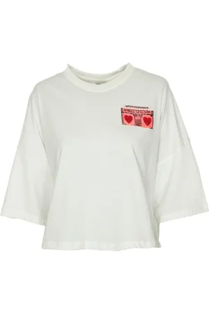 Essentiel Antwerp Top, Dame, Hvid, S, Uld, Perlebesat kortærmet T-shirt