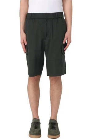 Armani Exchange Shorts, Herre, Grøn, W29, Uld, Stilfulde Cargo Shorts Med Mange Lommer