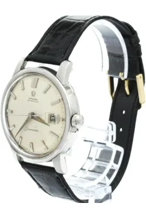 Omega Pre-owned, Herre, Grå, ONE SIZE, Tyl, Pre-owned Rustfrit stal watches