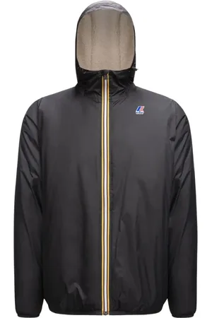 K-Way Jakke, Herre, Sort, XL, Uld, Stilfuld Claude Orsetto Jakke