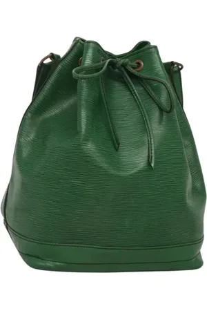 LOUIS VUITTON Pre-owned, Dame, Grøn, ONE SIZE, Uld, Pre-owned Laeder louis-vuitton-tasker