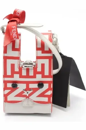 Fendi Pre-owned, Dame, Flerfarvet, ONE SIZE, Uld, Pre-owned Laeder hndtasker