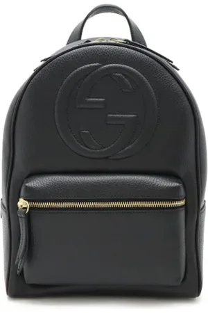 Gucci Pre-owned, unisex, Sort, ONE SIZE, Uld, Pre-owned Laeder skuldertasker