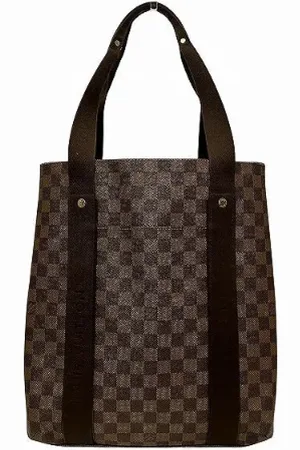 LOUIS VUITTON Pre-owned, Herre, Brun, ONE SIZE, Pre-owned canvas tasker