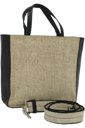 Prada Pre-owned, Dame, , ONE SIZE, Uld, Pre-owned Canvas prada-tasker