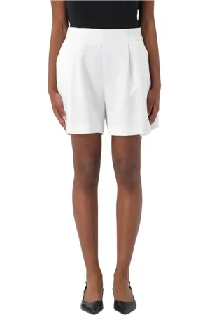 HUGO BOSS Shorts, Dame, Hvid, L, Elegant Hvide Skræddersyede Shorts