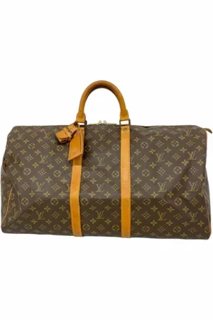 LOUIS VUITTON Pre-owned, Dame, Brun, ONE SIZE, Tyl, Pre-owned canvas tasker