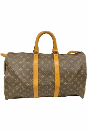 LOUIS VUITTON Pre-owned, unisex, Brun, ONE SIZE, Tyl, Pre-owned canvas tasker