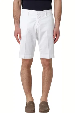 FAY Shorts, Herre, Hvid, W36, Bomuld, Stilfulde Grønne Bomuldsshorts