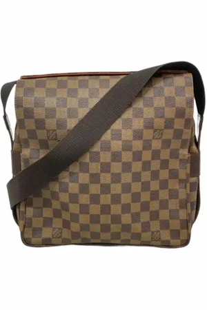 LOUIS VUITTON Pre-owned, Dame, Brun, ONE SIZE, Tyl, Pre-owned canvas tasker