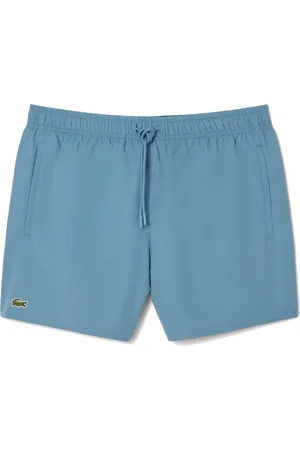 Lacoste Badetøj, Herre, Blå, XL, Hurtigtørrende badeshorts blå grøn