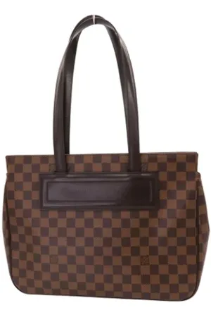 LOUIS VUITTON Pre-owned, Dame, Brun, ONE SIZE, Uld, Pre-owned canvas tasker