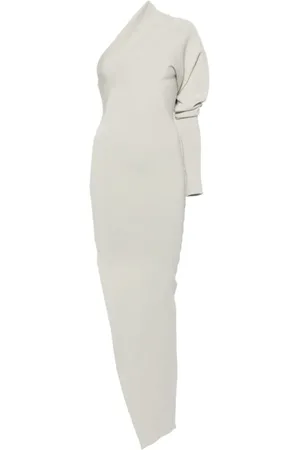 Rick Owens Kjole, Dame, , M, Uld, Perle Skulder Kjole Elegant Mode Stil
