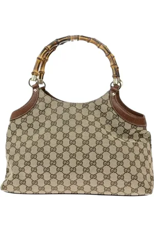 Gucci Pre-owned, Dame, , ONE SIZE, Uld, Pre-owned Canvas gucci-tasker