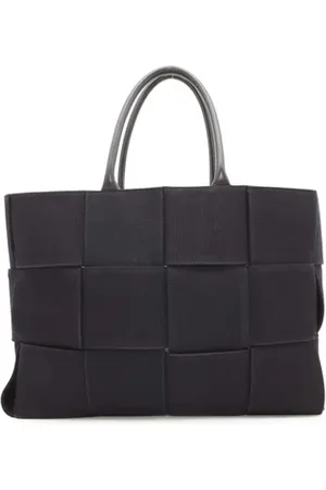 Bottega Veneta Pre-owned, Dame, Sort, ONE SIZE, Tyl, Pre-owned canvas håndtasker