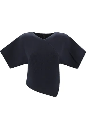 Soeur Strik, Dame, Blå, S, Bomuld, Blå Bomuld V-Hals Sweater