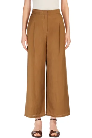 Max Mara Bukser, Dame, Brun, M, Bred Ben Dazzy Bukser Tobak