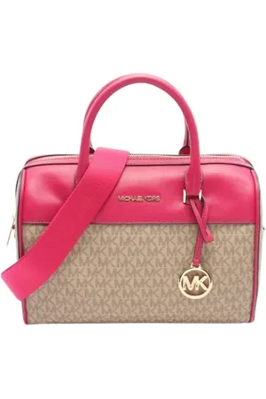 Michael Kors Pre-owned, Dame, , ONE SIZE, Uld, Pre-owned canvas håndtasker