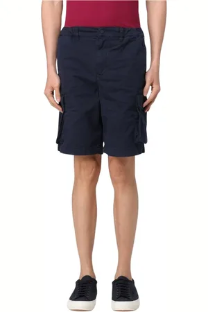 K-Way Shorts, Herre, Blå, XS, Uld, Vandtæt hættetrøje med lynlås