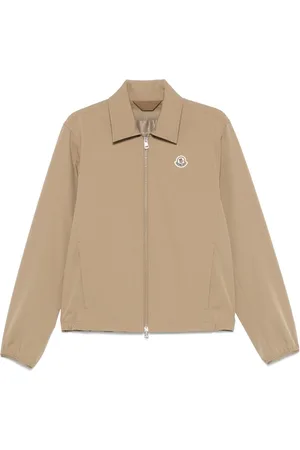 Moncler Jakke, Herre, , L, Uld, Lynlås Jakke Logo Anvendelse