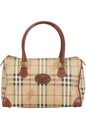 Burberry Pre-owned, Dame, , ONE SIZE, Tyl, Pre-owned Laeder hndtasker