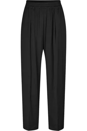 Samsøe Samsøe Bukser, Dame, Sort, XS, Polyester, Julia Bukser