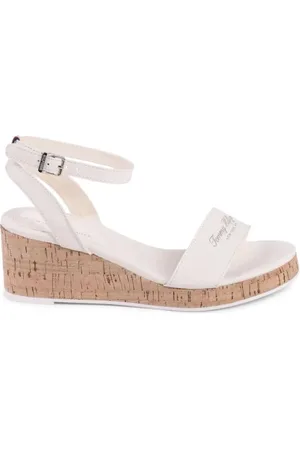 Tommy Hilfiger Sko, Dame, , 38 EU, Bomuld, Bomuldskile Sandaler