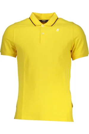K-Way Top, Herre, Gul, XL, Bomuld, Kortærmet poloshirt
