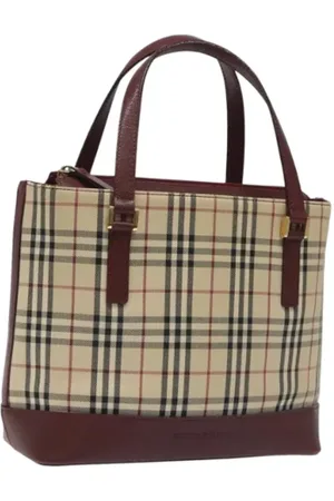 Burberry Pre-owned, Dame, , ONE SIZE, Tyl, Pre-owned canvas håndtasker