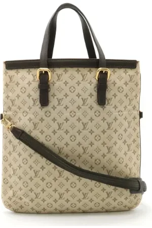 LOUIS VUITTON Pre-owned, Dame, Grøn, ONE SIZE, Uld, Pre-owned canvas tasker