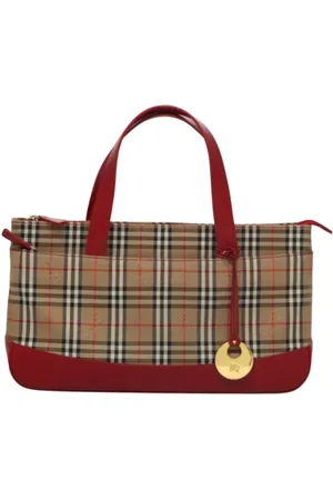 Burberry Pre-owned, Dame, , ONE SIZE, Tyl, Pre-owned canvas håndtasker