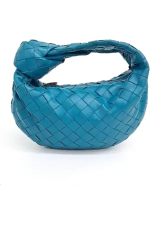 Bottega Veneta Pre-owned, Dame, Blå, ONE SIZE, Pre-owned Laeder hndtasker