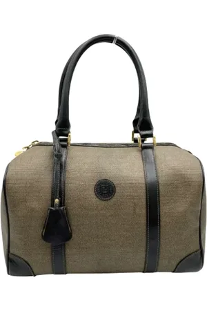 Fendi Pre-owned, Dame, Brun, ONE SIZE, Tyl, Pre-owned Canvas fendi-tasker