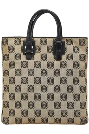 Loewe Pre-owned, Dame, , ONE SIZE, Tyl, Pre-owned canvas håndtasker